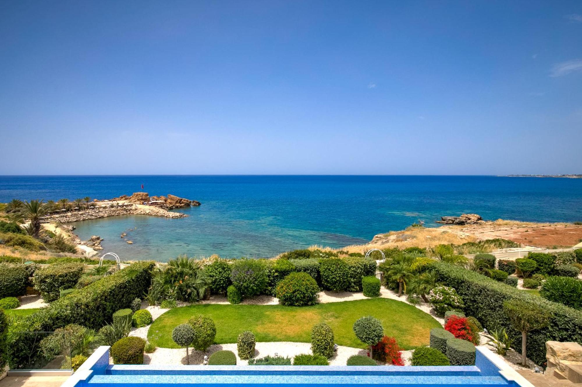 Olymp Luxury Villa D - Luxury Escape With Direct Beach Access And Unique Sunsets Paphos Exteriör bild