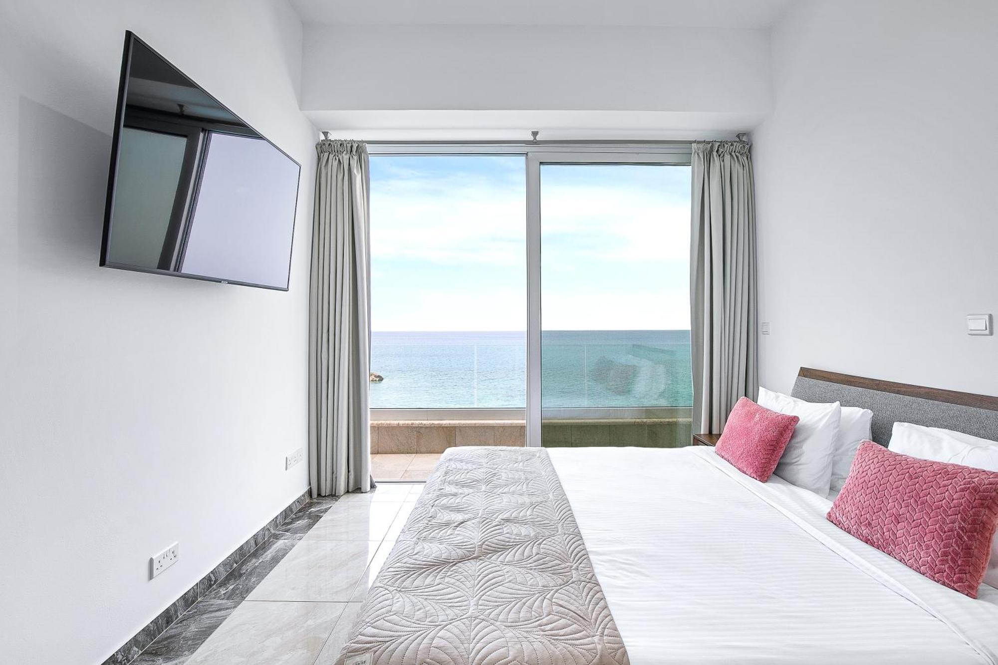 Olymp Luxury Villa D - Luxury Escape With Direct Beach Access And Unique Sunsets Paphos Exteriör bild